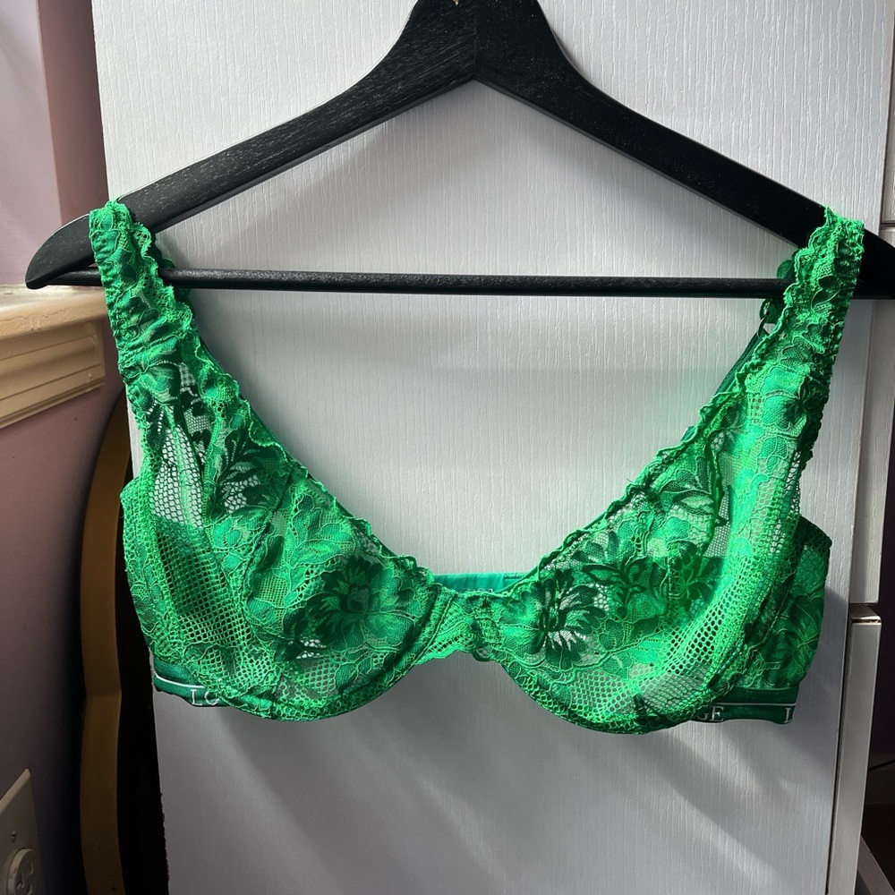 Green Lace Bralette